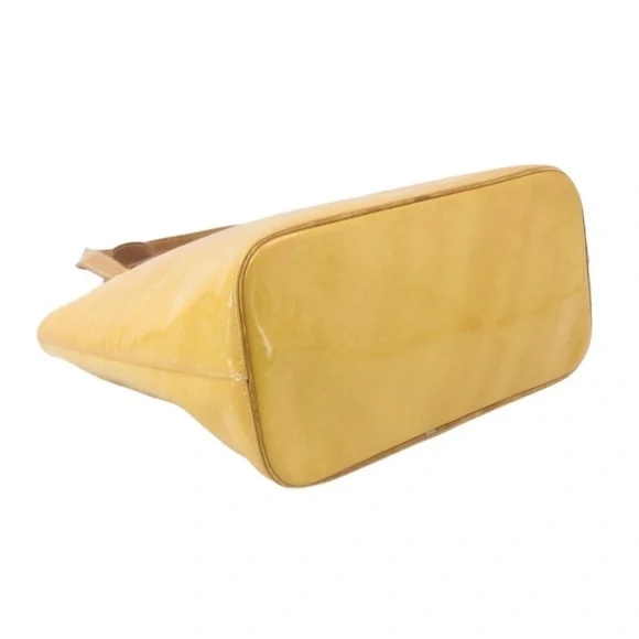 Louis Vuitton Monogram Vernis Yellow Houston Tote COA - Picture 5 of 16